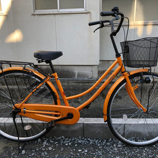 極美品 ママチャリ27インチ（鍵付き） 整備済み自転車