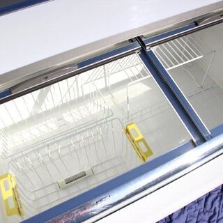 SANYO☆冷凍ショーケース☆SCR-120DNA☆222L☆単相100V☆2011年製☆動作品☆アイスストッカー☆G063の画像