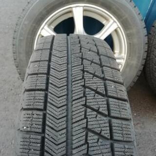 商談中スタッドレスタイヤ・アルミ付き155/65 R13ブリザックVRX4本の画像
