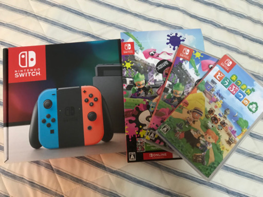 ニンテンドースイッチ スプラトゥーン+あつ森ソフト付き