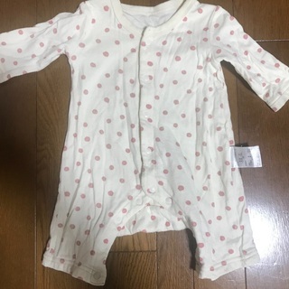 水玉　ロンパース(サイズ60cm)