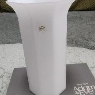 ②たち吉 花瓶 ミラール ホワイト