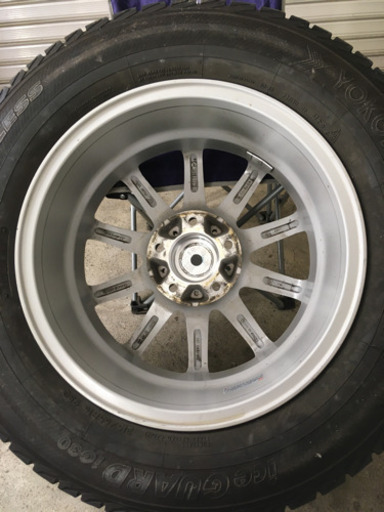 スタッドレス ホイール付4本セット美品 YOKOHAMA iceGUARD スタッドレス バリ山 215/65/16
