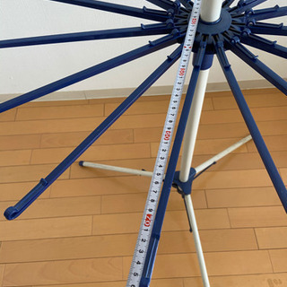 洗濯物干　丸型折り畳み出来ますの画像