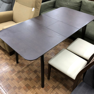 ニトリ　伸長式ダイニングテーブルセット イス４脚付き💳自社配送時...
