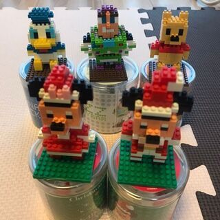 取引準備中・5個セット【美品＋取説有】Disneyナノブロック/ミッキーミニードナルドプーバズ5セット・売りますの画像
