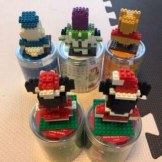 取引準備中・5個セット【美品＋取説有】Disneyナノブロック/ミッキーミニードナルドプーバズ5セット・売りますの画像