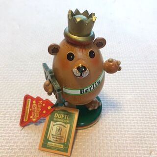 100円【美品】ドイツ/ベルリン木製ベア人形・売ります