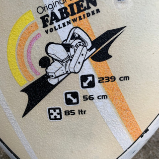中古ウインドサーフィン　ウェイブボードの画像