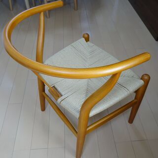 美品　ラウンドチェア　リプロダクト　ダイニングチェア　Round Chair　ハンス・ウェグナー　ネット決済　ヤマト便配送可の画像
