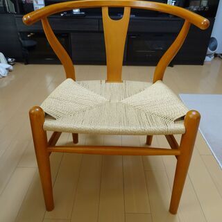 美品　ラウンドチェア　リプロダクト　ダイニングチェア　Round Chair　ハンス・ウェグナー　ネット決済　ヤマト便配送可の画像