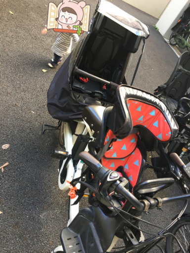 パナソニック ギュットアニーズDX 電動自転車 三人乗る