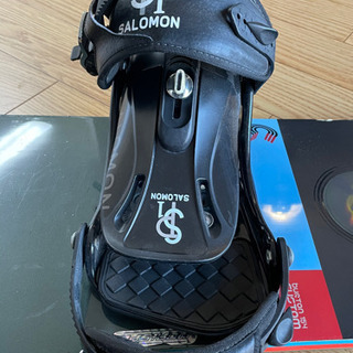 BURTON COSTOM＋SALOMONスノーボード板＋ビンディングの画像