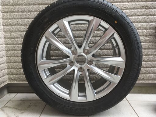 新品　日産フーガ（Y51） 18インチ純正ホイール＆タイヤ 245/50/8J DANLOP SP SPORT MAXX TT 2020年製造