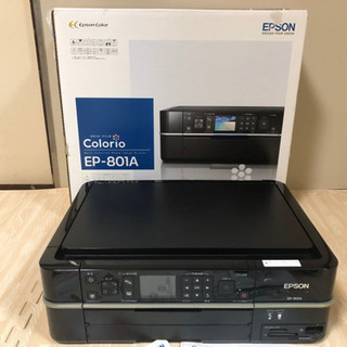 【送料込】EPSON プリンター　EP-801Aの画像
