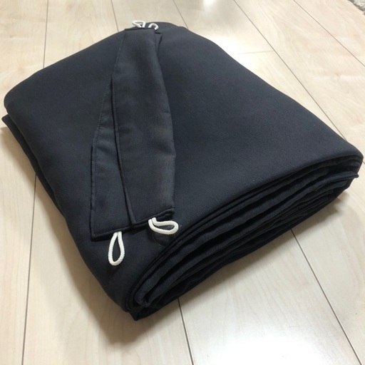 1級遮光カーテン 幅100cm×丈200cm 2枚組1セット（濃紺）