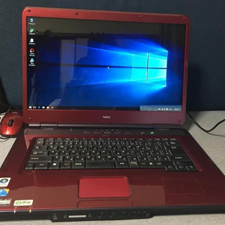 NEC ノートパソコン Windows 10/オッフィス＋広告ブロック付き 美品
