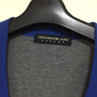 【セット割引可能】TOMORROW LAND 綿100カーディガン Mサイズの画像