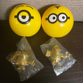 ハッピーセット ミニオンズ ゴールド 金 2体