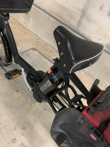 電動自転車　アンジェリーノ　ブリヂストン　黒　子供乗せ