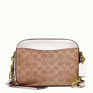 COACH カメラ バッグ シグネチャー キャンバス