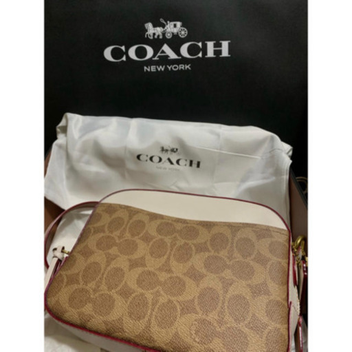 COACH カメラ バッグ シグネチャー キャンバス