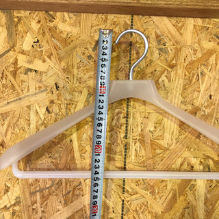  プラスチックハンガー　10本　②の画像