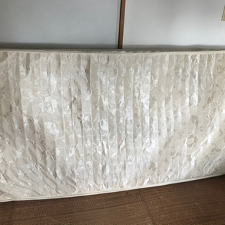シングルベッド　マットレス付きの画像