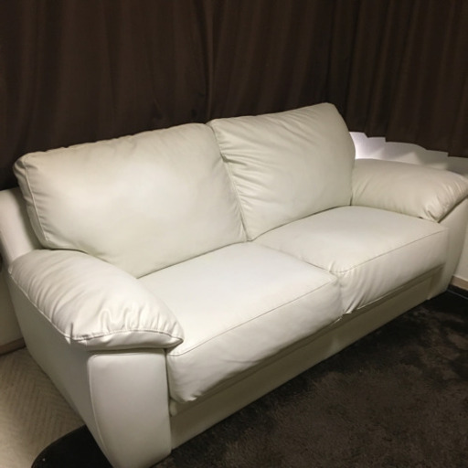 ⭐︎値下げ可能⭐︎ 3人掛けソファー　白　ホワイト