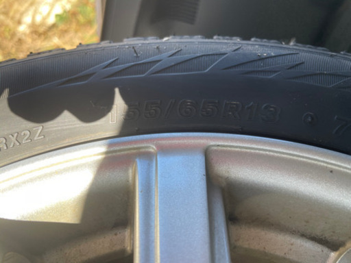2019年製　ブリヂストン　スタッドレス　155/65R13 軽自動車