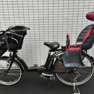 超特価！ブリヂストン　アンジェリーノ　子供乗せ電動アシスト自転車 Y1967 アンジェリーノ アシスタ 前後子供乗せ電動自転車