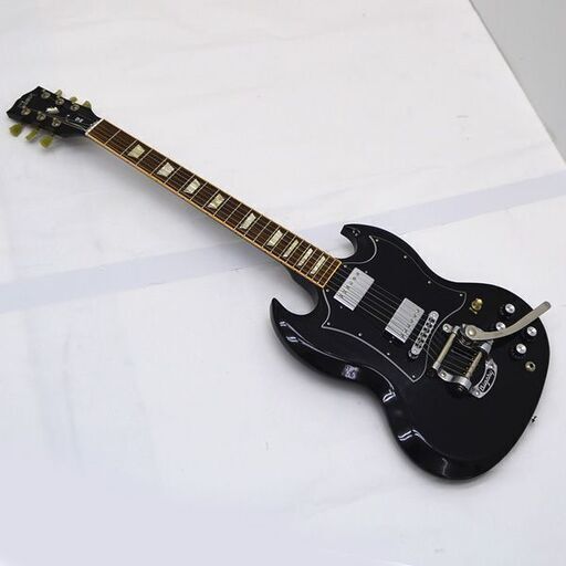 SG Standard　2012年製　Mod　調整済み エボニーブラック　ラージ　ビグスビー  SG エレキギター (02203605