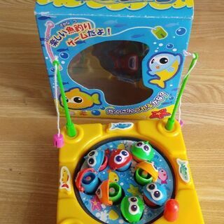 【値下げしました！】卓上お魚釣り♪（ぜんまい仕掛け）
