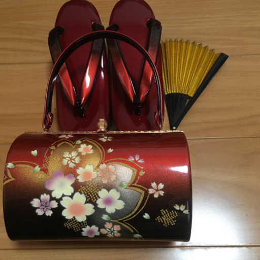 成人式草履とカバンセット