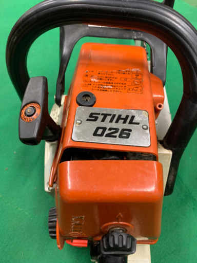 スチールエンジンチェーンソー　STIHL026 林業　排気量48.7