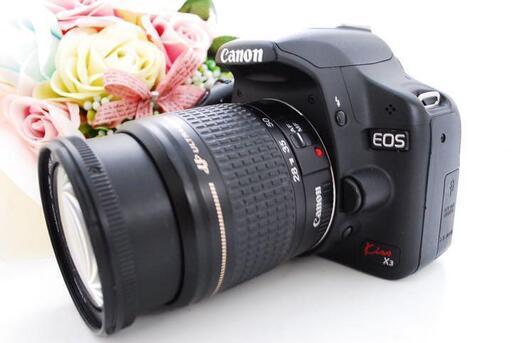 ★全国発送対応★【動画も撮れて高画質！】キャノン EOS kissX3 レンズ セット