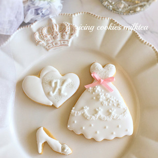 【ご案内】ウェディングドレスアイシングクッキーレッスン♡の画像