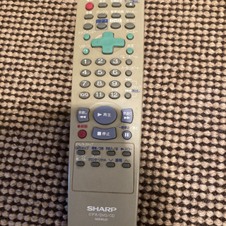 SHARP VHS/DVDデッキプレイヤー　DV-NC700 完動品　リモコン付の画像