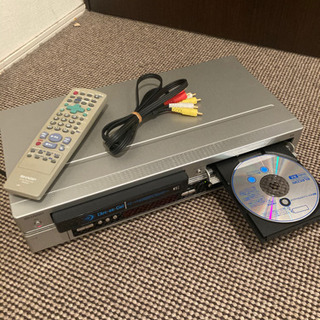 SHARP VHS/DVDデッキプレイヤー　DV-NC700 完動品　リモコン付の画像