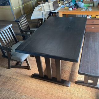 高級食卓セット！18万円を39800円で販売します！天板に難ありますが使用上問題なし♪