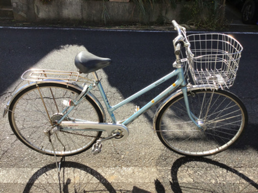引き渡し決定！中古　ブリジストン自転車　スカイブルー27