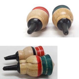 昭和レトロ★民芸品 江戸独楽 広井道顕・政昭 作 すもうごま 箱付/駒 コマ 郷土玩具 おもちゃ  ☆ PayPay(ペイペイ)決済可能 ☆ 札幌市 豊平区 平岸 アウトレットモノハウスの画像