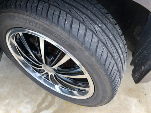 17インチアルミ　70ヴォクシーにて使用　まあまあ綺麗です。