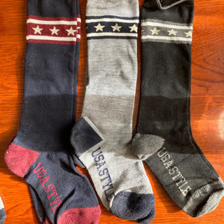 男児　靴下　中古7足セット　22〜24cm位の画像