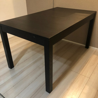 イケア IKEA 伸長式ダイニングテーブル 140cm 