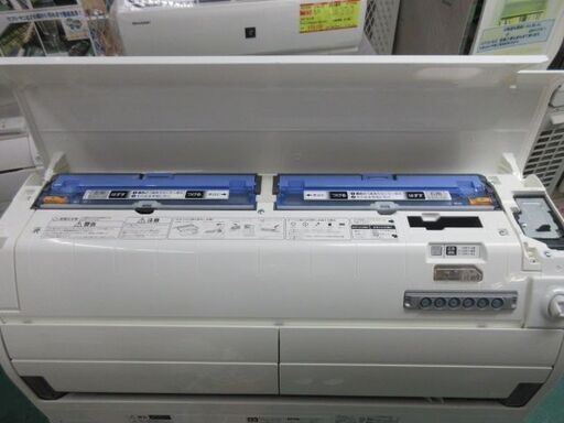 K01545　三菱　中古エアコン　主に23畳用　冷7.1kw／暖8.5kw