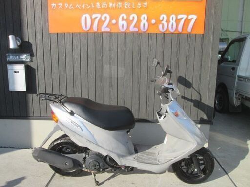 ★77000円　アドレスＶ125Ｇ　セル1　実動車★スズキ　ＣＦ4ＥＡ　アドレス　シルバー