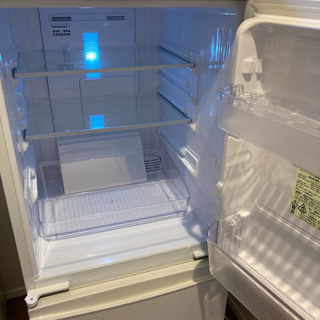 【美品】シャープ2ドア冷蔵庫　2016年製　140L以下の画像