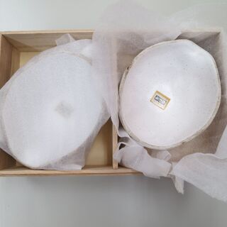 新品未使用💛粉引庵💛手付き多用椀２個組の画像