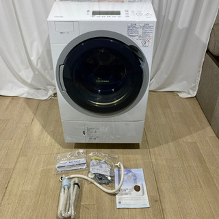 美品 旭川 2018年製 TOSHIBA 東芝 ドラム式洗濯機 11kg TW-117E5L 